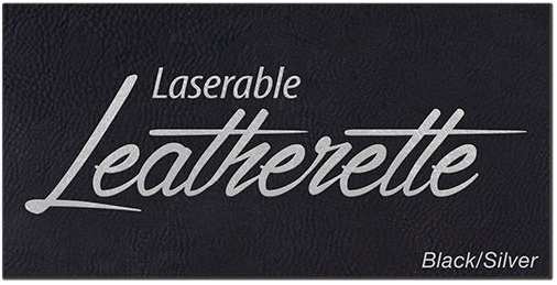 Laser Safe 12″ x 24″ Black Laserable Leatherette Sheet Stock