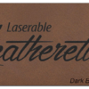 Laser Safe 12″ x 24″ Dark Brown Laserable Leatherette Sheet Stock