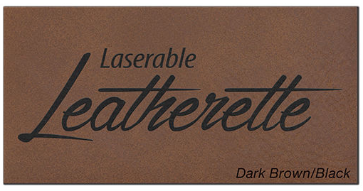 Laser Safe 12″ x 24″ Dark Brown Laserable Leatherette Sheet Stock