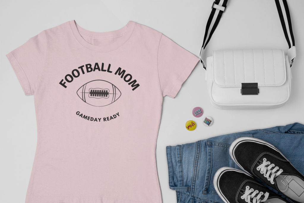 Football Mom Shirt | Football Tees | Shirts For Mom | Gift For Mom | High Quality DTG Printing