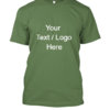 Custom printed t-shirt with your text and logo