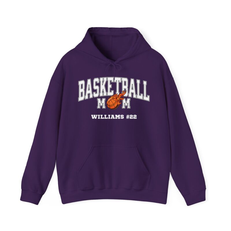 Personalized Basketball Mom Hoodie With Player Name And Number - Image 14