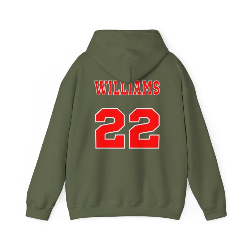 Custom Basketball Hoodie With Team Name And Player Number, Basketball Gameday, Basketball Team Spirit - Image 12