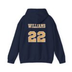 Custom Basketball Hoodie With Team Name And Player Number, Basketball Gameday, Basketball Team Spirit - Image 2