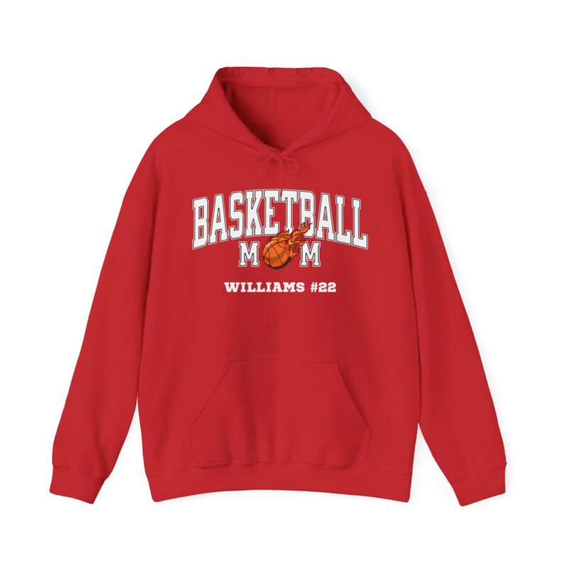 Personalized Basketball Mom Hoodie With Player Name And Number - Image 16