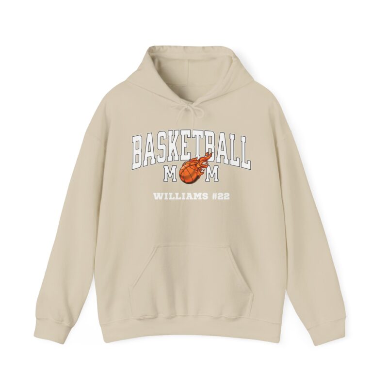 Personalized Basketball Mom Hoodie With Player Name And Number - Image 6