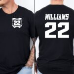Personalized motocross shirt with name and number