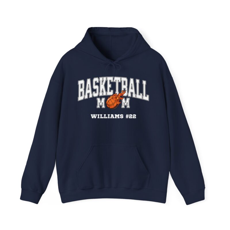 Personalized Basketball Mom Hoodie With Player Name And Number - Image 12