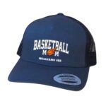 Personalized Basketball Mom Hat, Retro Trucker Adjustable Snapback, Basketball Gameday Hat - Image 5