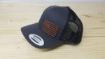 American Flag Hat | Retro Trucker | Patriotic | Gift For Men | Vegan Leather Patch - Image 4