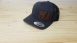 American Flag Hat | Retro Trucker | Patriotic | Gift For Men | Vegan Leather Patch - Image 3