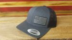 American Flag Hat | Retro Trucker | Patriotic | Gift For Men | Vegan Leather Patch - Image 2