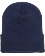 Football Personalized Player Number Leather Patch Beanie |  Custom Football Cap | Gift For Her | Gift For Him - Image 8