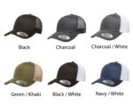 Basketball Personalized Player Number Leather Patch Hat  | Personalized Basketball Hat | Trucker Style Snapback Closure - Image 6