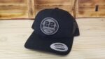 Hockey Personalized Player Number Leather Patch Hat  | Personalized Hockey Hat | Trucker Style Snapback Closure - Image 6