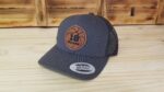 Basketball Personalized Player Number Leather Patch Hat  | Personalized Basketball Hat | Trucker Style Snapback Closure - Image 5