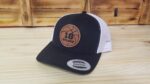 Basketball Personalized Player Number Leather Patch Hat  | Personalized Basketball Hat | Trucker Style Snapback Closure - Image 4