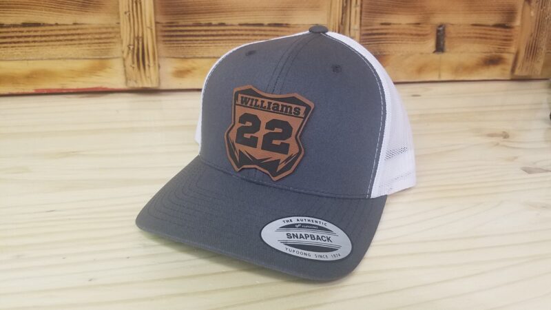Personalized Motocross Number Plate Hat, Personalized Dirt BIke Hat, Retro Trucker Style Snapback Closure - Image 5