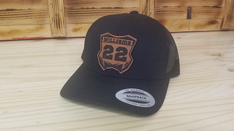 Personalized Motocross Number Plate Hat, Personalized Dirt BIke Hat, Retro Trucker Style Snapback Closure - Image 4