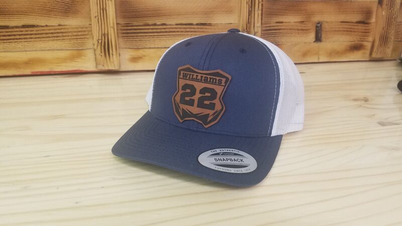 Personalized Motocross Number Plate Hat, Personalized Dirt BIke Hat, Retro Trucker Style Snapback Closure - Image 6