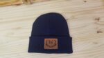 Deer Hunting Beanie, Deer Hunter Hat, Antler Monogram Leather Patch Beanie, Adult Unisex, With or Without Monogram - Image 3