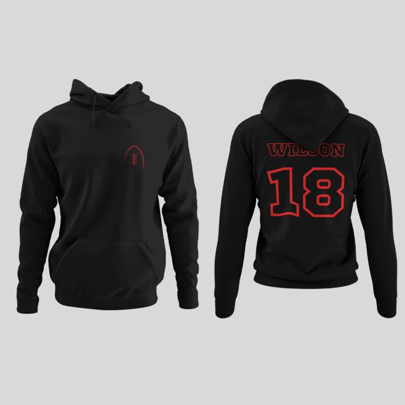 Personalized Football Hoodie, Custom Player Number Hoodie, Football Sweatshirt With Name And Number, Adult And Youth Sizes - Image 5