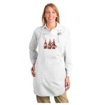 Valentines Day Gnomes Full Length Apron With Pockets, Optional Text, Adjustable Neck Strap, Gift For Him, Gift For Her - Image 3