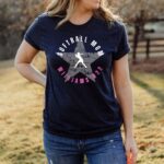 Personalized Softball Mom Hoodie, Softball Player Name and Number Sweatshirt, Peronalized Softball Mom T-Shirt - Image 3