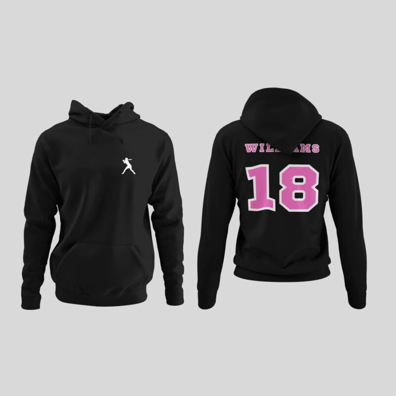 Personalized Softball Hoodie, Custom Player Number Hoodie, Softball Sweatshirt With Name And Number, Adult And Youth Sizes - Image 1