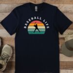 Baseball Life Vintage Sunrise Shirt, Baseball Tee, Baseball Shirts, Mens, Womens, Youth