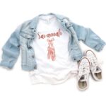 Personalized Ballerina Slipper Shirt, Girls Ballerina T-Shirt, Personalized Name Ballerina Birthday Gift, Youth, Toddler, and Onesies® Sizes