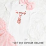 Personalized Ballerina Slipper Shirt, Girls Ballerina T-Shirt, Personalized Name Ballerina Birthday Gift, Youth, Toddler, and Onesies® Sizes - Image 6