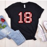 Personalized Baseball Shirt, Baseball Numbers Shirt, Personalized Number Baseball Birthday Gift, Adult and Youth Sizes - Image 3