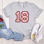 Personalized Baseball Shirt, Baseball Numbers Shirt, Personalized Number Baseball Birthday Gift, Adult and Youth Sizes - Image 2