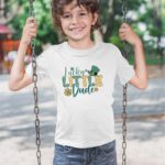 St Patricks Day Lucky Little Dude Shirt,  Boys Lucky Liuttle Dude T-Shirt, Funny St Patricks Day Shirts, Youth, Toddler, and Onesies® Sizes - Image 3