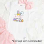 Girls Personalized Easter Shirt, Girls Personalized Name Easter Bunny T-Shirt, Personalized Easter Gift, Youth, Toddler, and Onesies® Sizes - Image 3