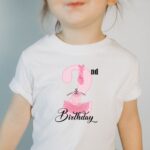 Personalized Ballerina Birthday Shirt, Girls Ballerina T-Shirt, Personalized Ballerina Birthday Gift, Youth, Toddler, and Onesies® Sizes - Image 6