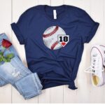 Baseball Mom Shirt, Personalized Baseball Mom Player Number Shirt, Baseball Gameday Shirt, Personalized Baseball Mom Shirt - Image 4