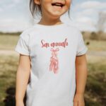 Personalized Ballerina Slipper Shirt, Girls Ballerina T-Shirt, Personalized Name Ballerina Birthday Gift, Youth, Toddler, and Onesies® Sizes - Image 3