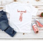 Personalized Ballerina Slipper Shirt, Girls Ballerina T-Shirt, Personalized Name Ballerina Birthday Gift, Youth, Toddler, and Onesies® Sizes - Image 2