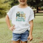 Cute St Patricks Day Shirt, Little Miss Lucky Charm T-Shirt, Girls St Patricks Day Shirts, Youth, Toddler, and Onesies® Sizes - Image 5