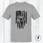 American Flag Bass Fishing Shirt,  Bass Fishing T-Shirt, American Flag Bass Fishing Birthday Gift, Adult And Youth Sizes - Image 4
