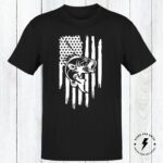 American Flag Bass Fishing Shirt,  Bass Fishing T-Shirt, American Flag Bass Fishing Birthday Gift, Adult And Youth Sizes