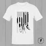 American Flag Hunting Shirt,  Hunting And Fishing Shirts, American Flag Outdoorsman Gift, Adult And Youth Sizes - Image 5