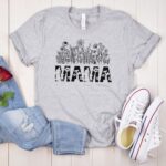 Mama Shirt, Mama Sweatshirt, Mama Hoodie, Mom Shirt, Cute Mama Shirt With Wildflowers, Mothers Day Gift, Expecting Mom Gift - Image 3