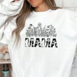Mama Shirt, Mama Sweatshirt, Mama Hoodie, Mom Shirt, Cute Mama Shirt With Wildflowers, Mothers Day Gift, Expecting Mom Gift - Image 5