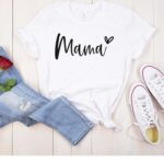 Mama Shirt, Mama Sweatshirt, Mama Hoodie, Mom Shirt, Cute Mama Shirt With Heart, Mothers Day Gift, Expecting Mom Gift - Image 4