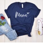 Mama Shirt, Mama Sweatshirt, Mama Hoodie, Mom Shirt, Cute Mama Shirt With Heart, Mothers Day Gift, Expecting Mom Gift - Image 5