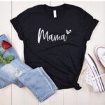 Mama Shirt, Mama Sweatshirt, Mama Hoodie, Mom Shirt, Cute Mama Shirt With Heart, Mothers Day Gift, Expecting Mom Gift