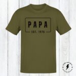 Papa Established Date Shirt, Personalized Papa Shirt, Gift For Dad, Gift For Grandpa, Fathers Day Gift - Image 6